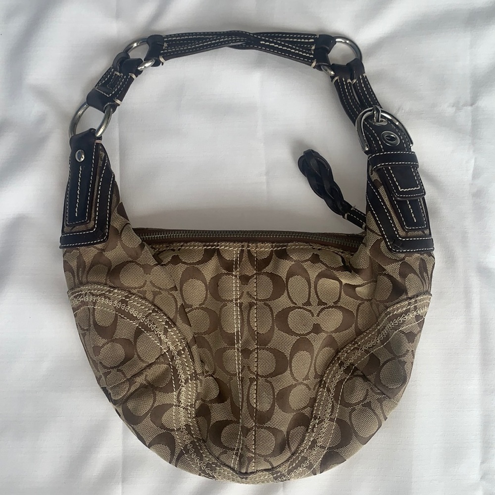 Vintage Coach Monogram Handbag